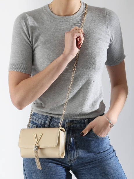 Cross Body Tas Divina Sa Valentino Beige divina sa VBS1IJ03 ander zicht 1